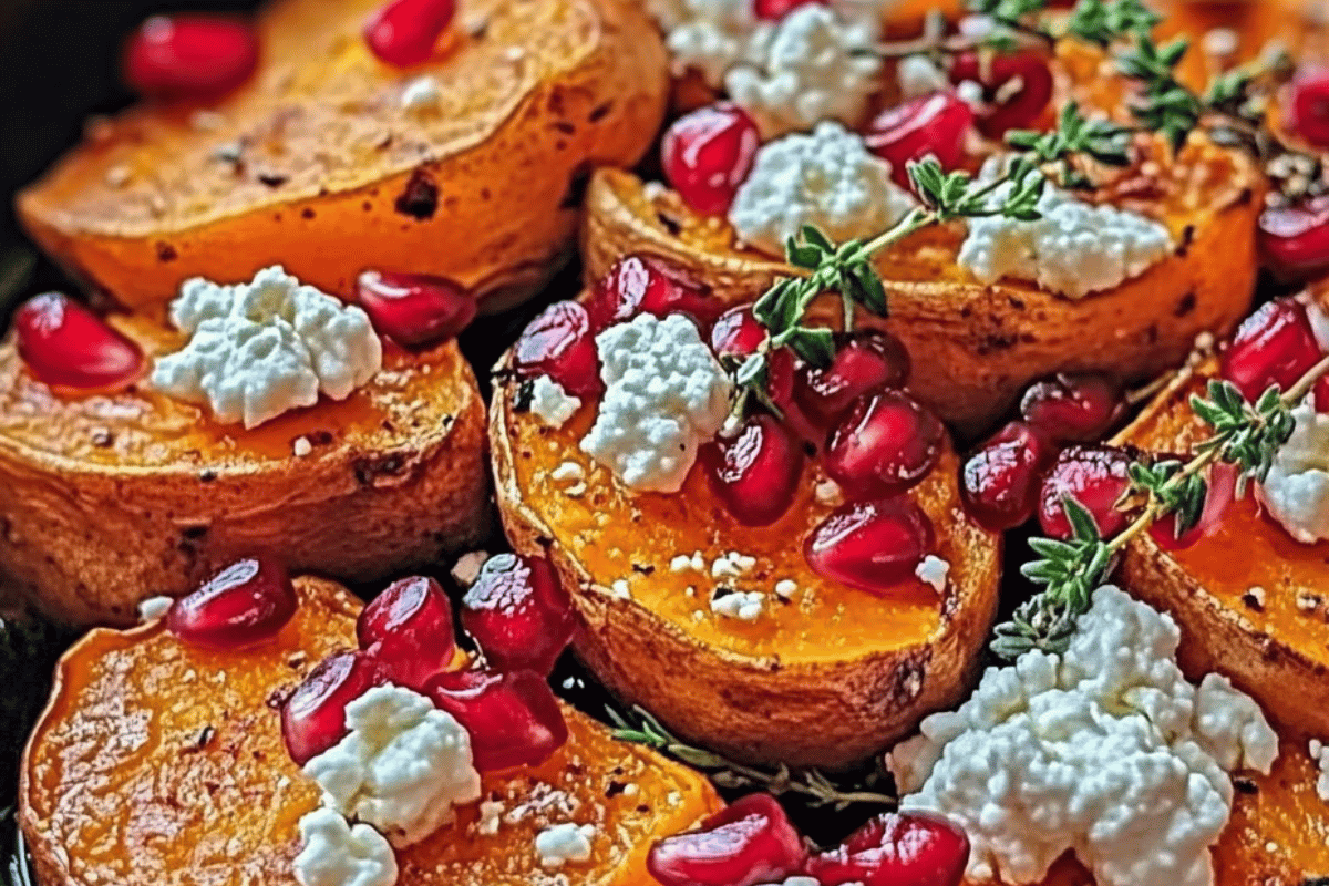 Sweet Potatoes with Goat Cheese