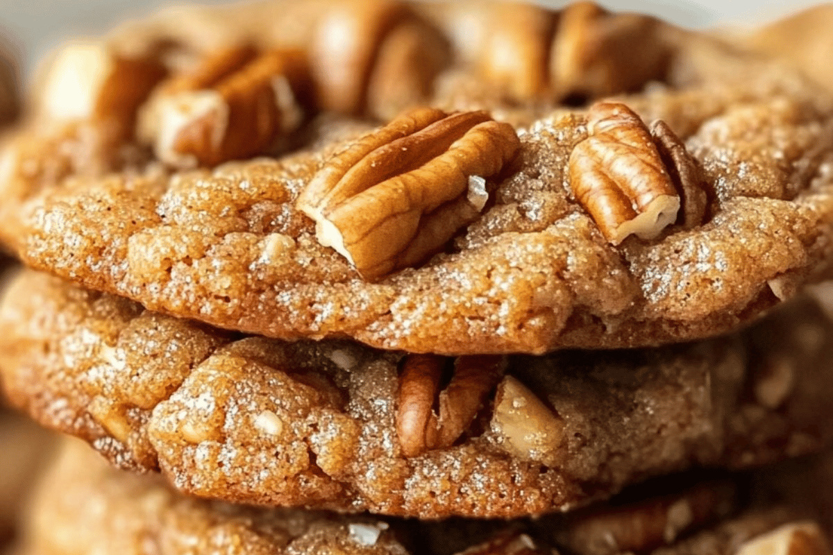 Healthy No-Sugar, No-Flour Peanut Butter Pecan Cookies