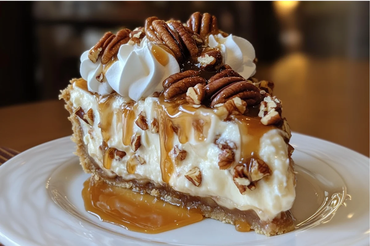 Caramel Pecan Delight Pie