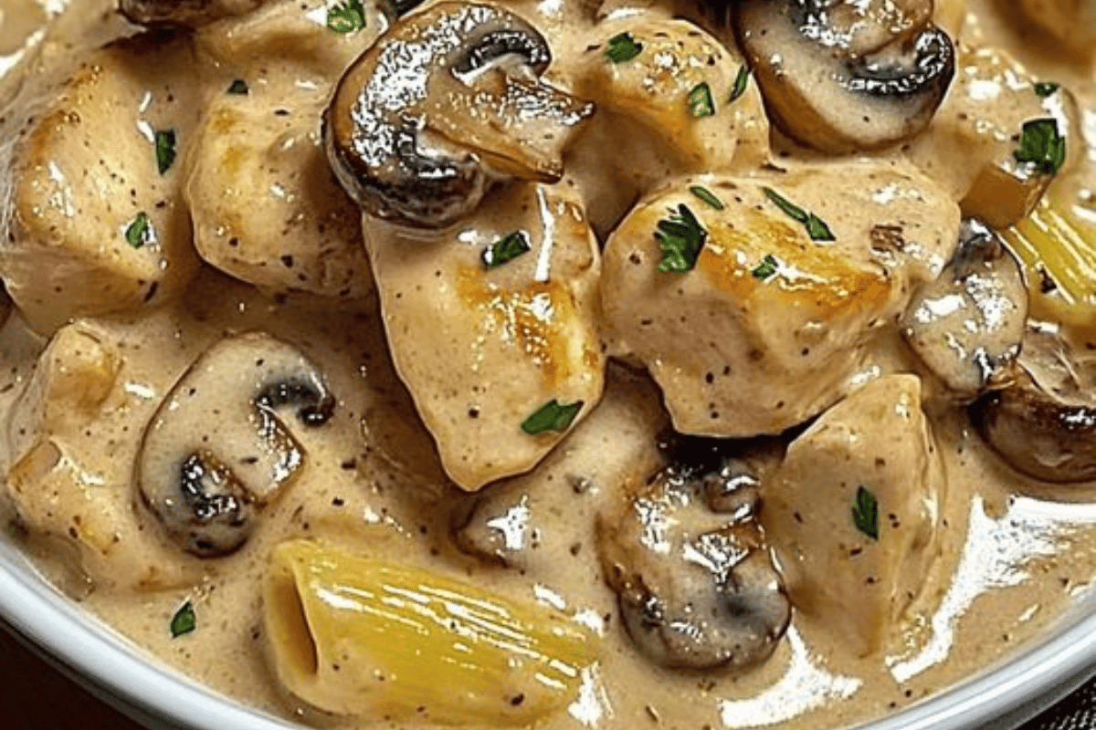 Tender Chicken & Mushrooms