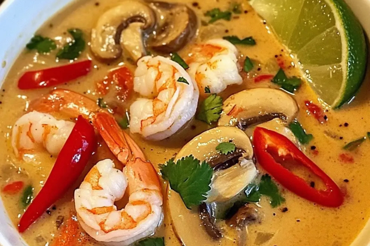 Thai Coconut Shrimp Soup