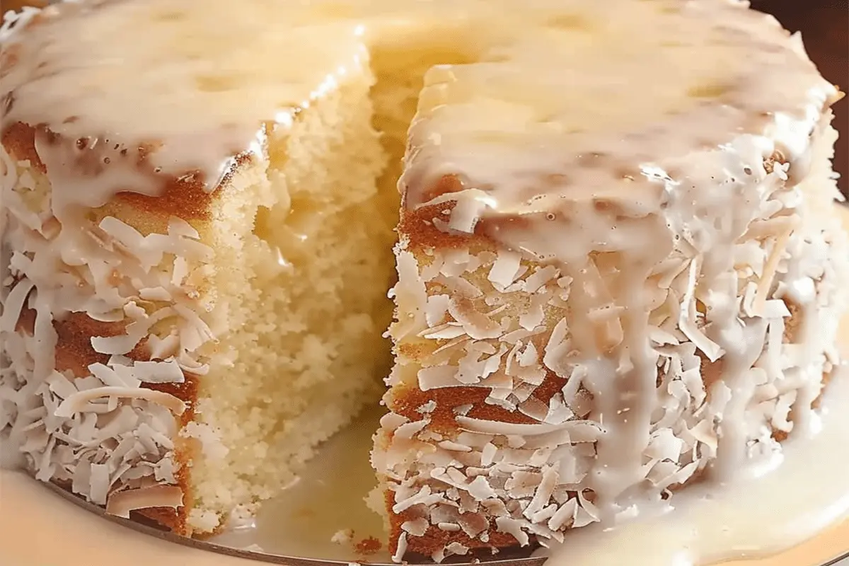 Pina Colada Pound Cake