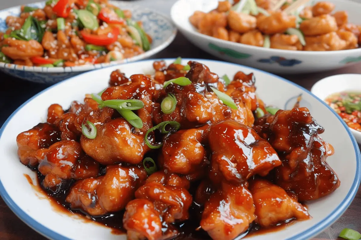 Sticky Mongolian Chicken