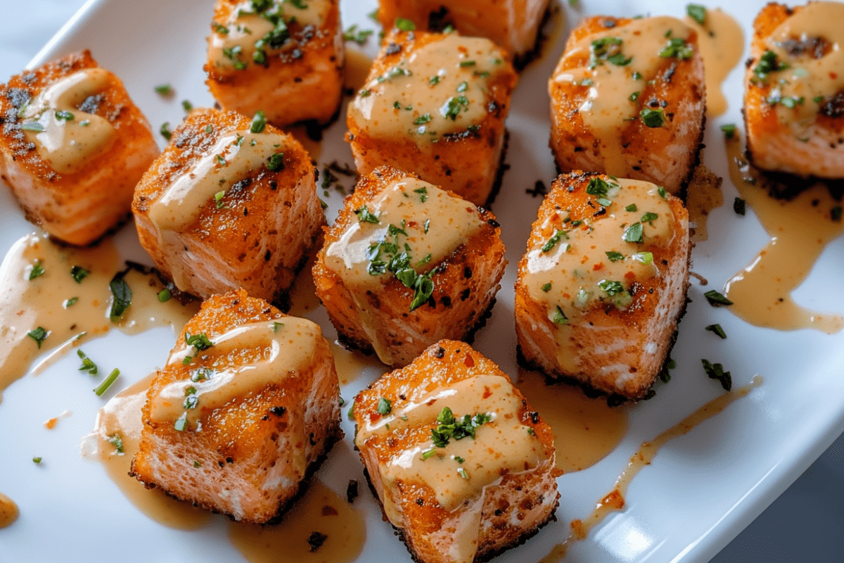Crispy Bang Bang Salmon Bites | Sweet, Spicy & Irresistible