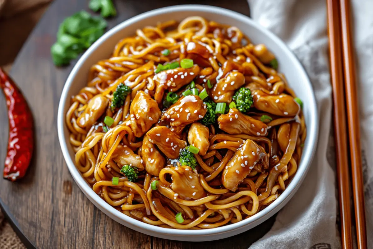 Chicken Teriyaki Noodles