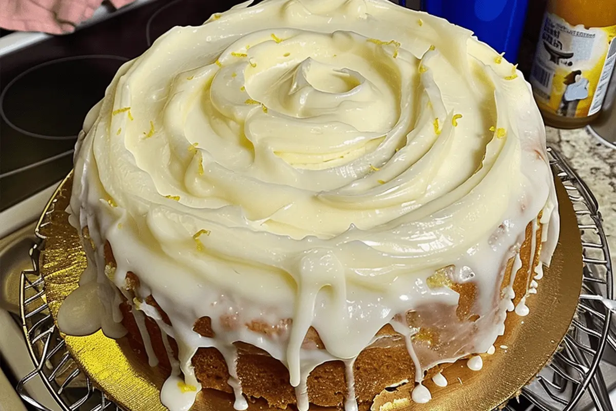 Lemon Pound Cake with Lemon Glaze