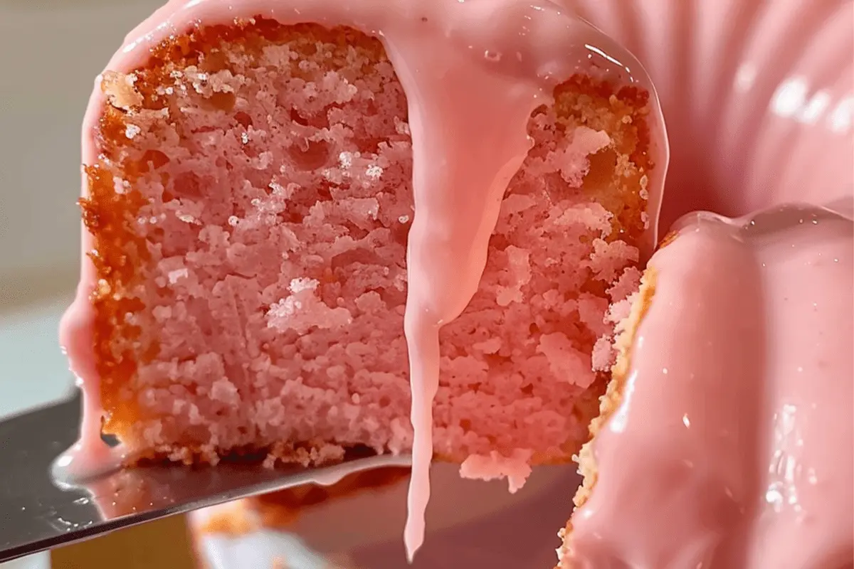 Strawberry Buttermilk Pound Cake Recipe