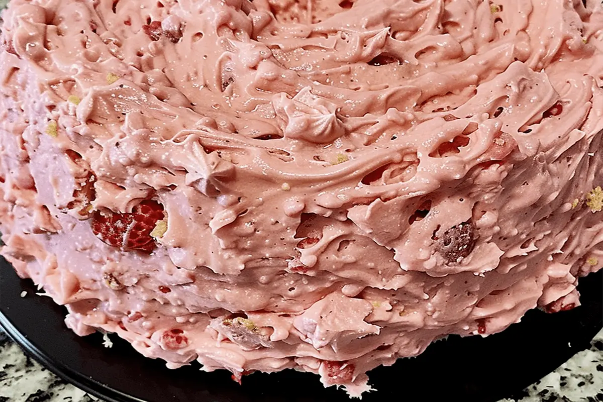 Strawberry Italian Cream Pound Cake