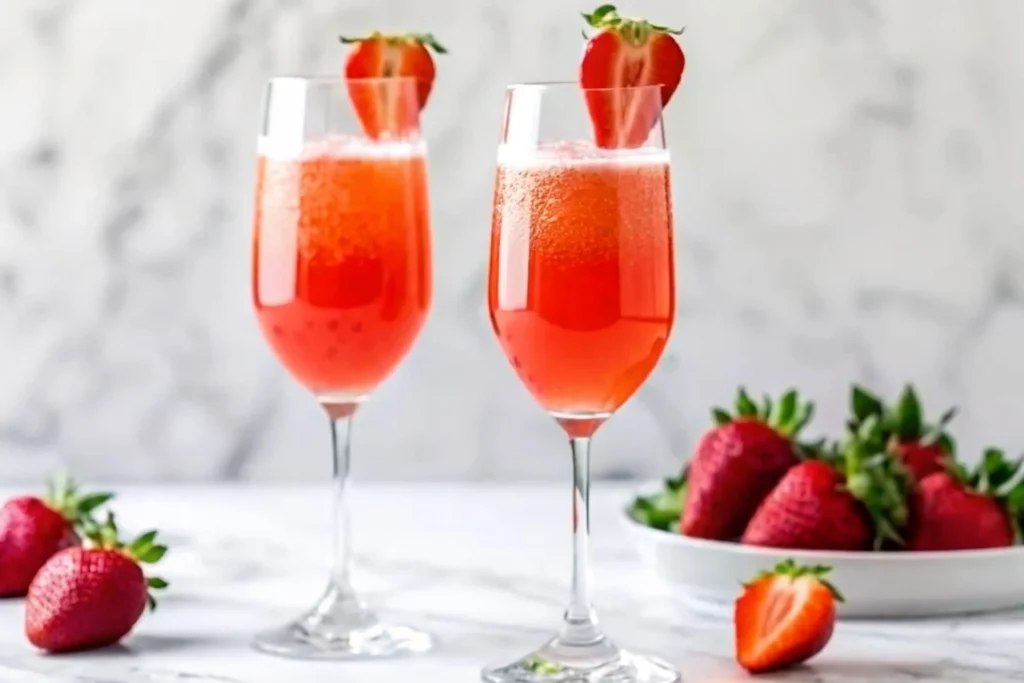 Strawberry Limoncello Prosecco Recipe