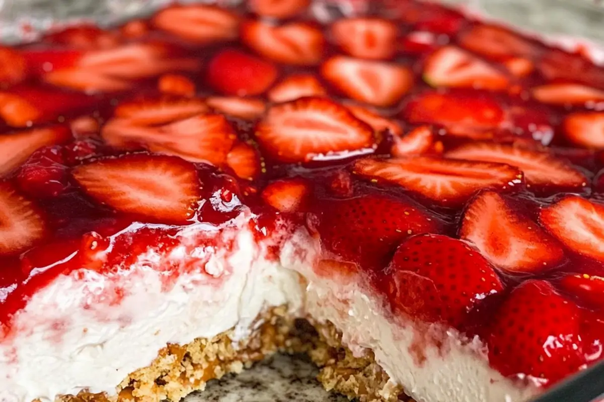 Strawberry Pretzel Salad