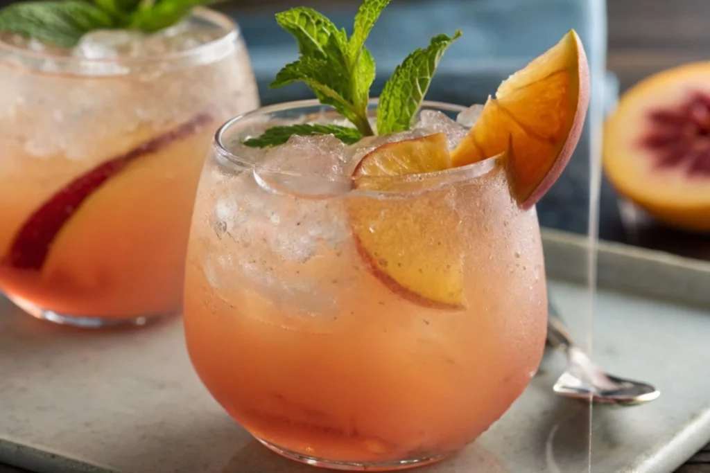 Beach Peach Lemonade Cocktail