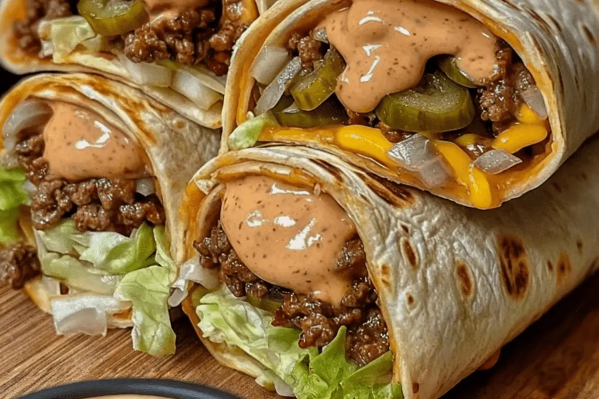 Big Mac Wraps A Mouthwatering Twist on a Fast Food Classic