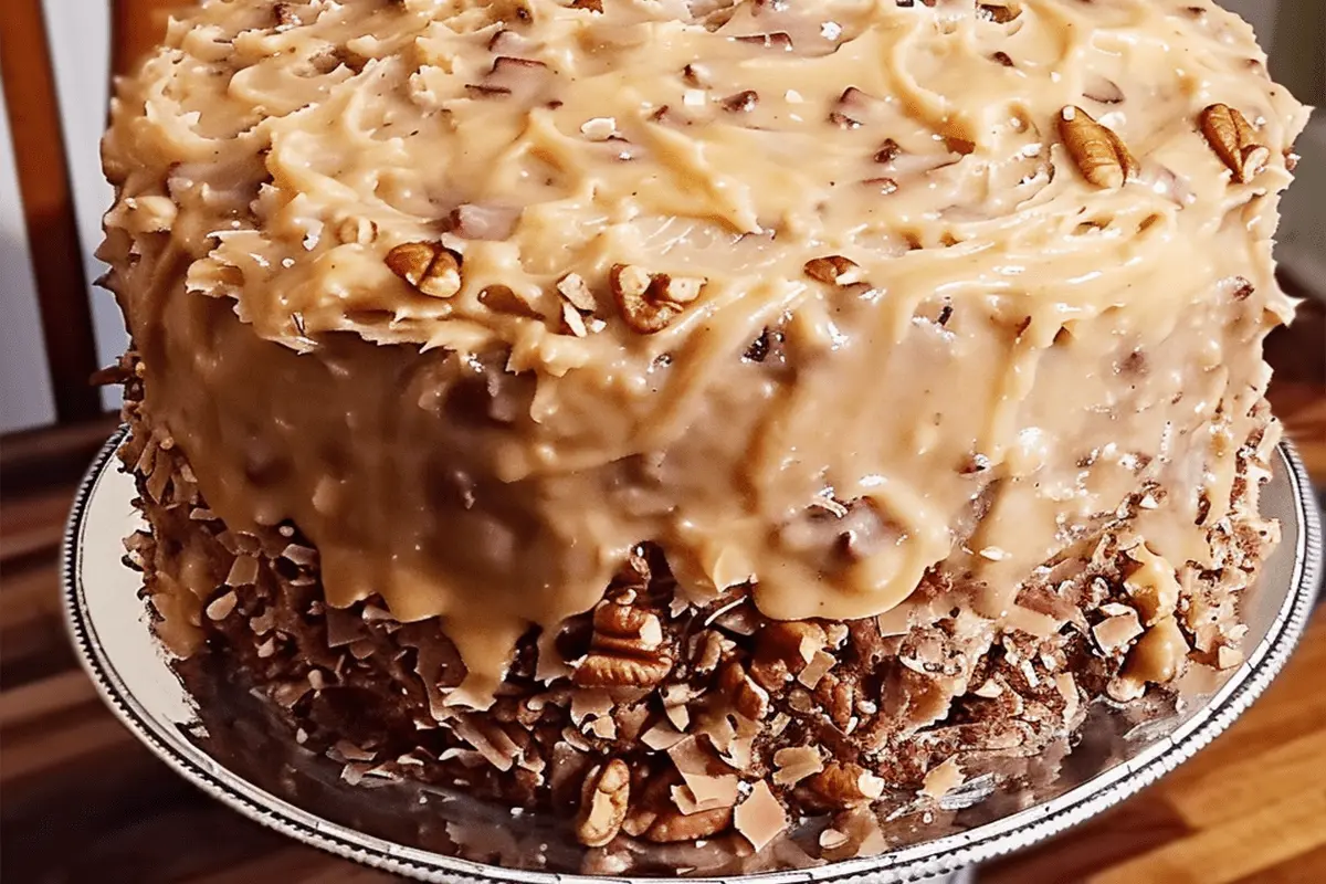 German Chocolate Pound Cake