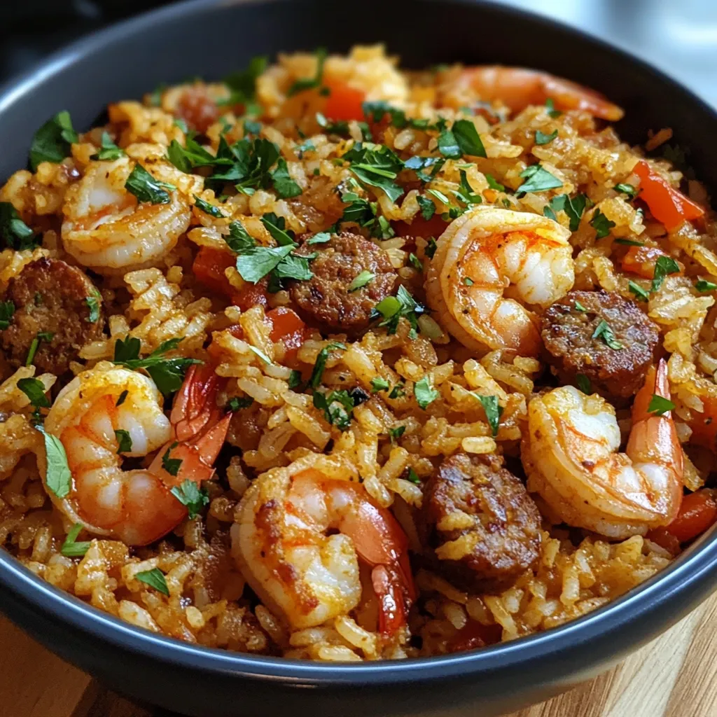 Shrimp Sausage Dirty Rice (Easy One-Pan Southern Recipe)