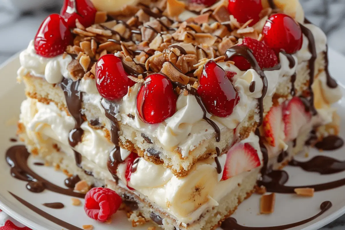 Banana Split Cake