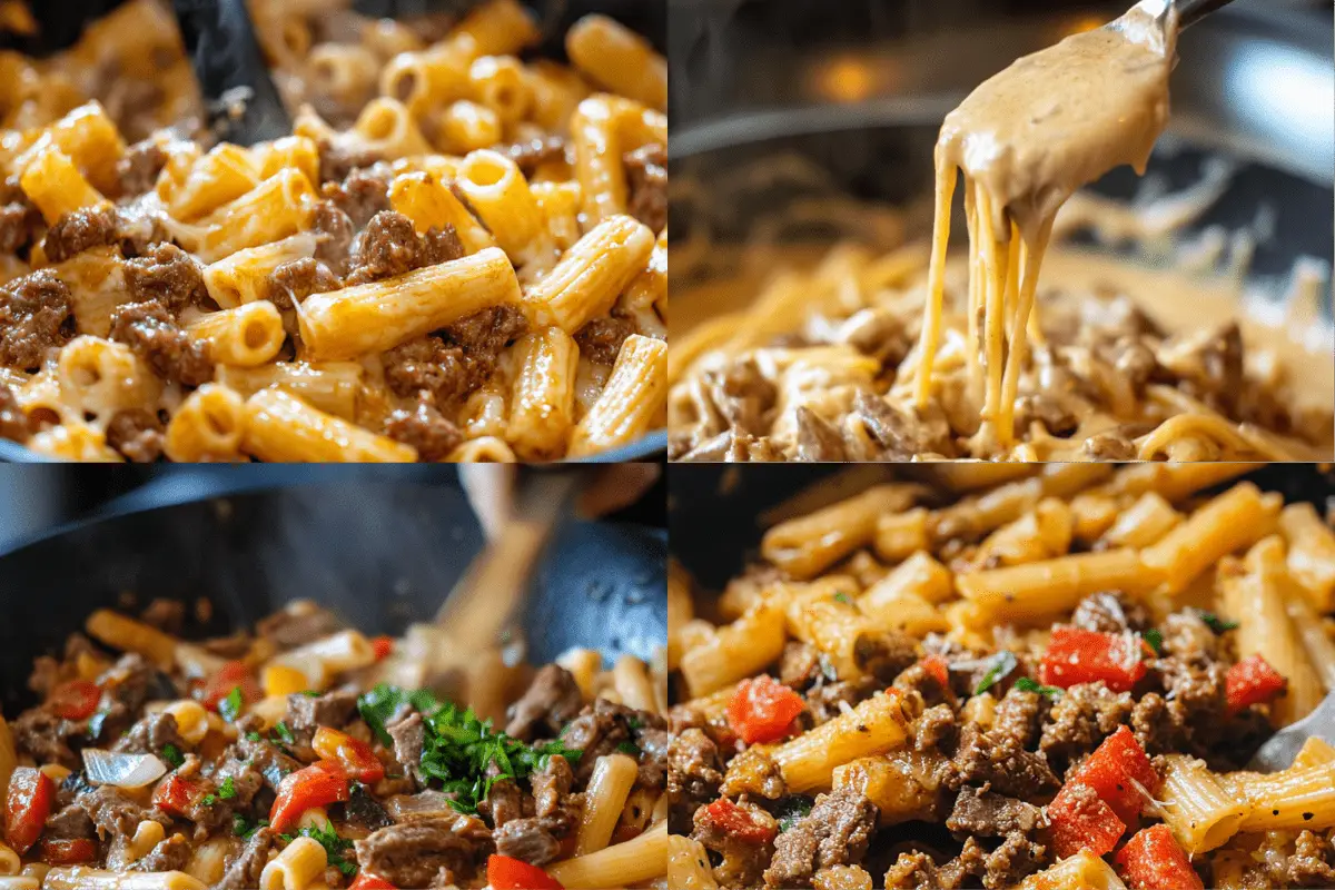 Philly Cheesesteak Pasta