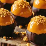 Creamy no-bake pumpkin cheesecake balls coated in graham cracker crumbs and cinnamon, served as a festive fall dessert.